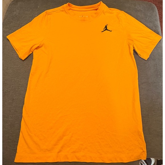 Jordan Other - Jordan Jumpman Embroidered Logo T-Shirt Orange Mens Size Medium Short Sleeve